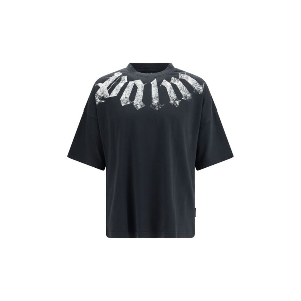 Palm Angels Men Big Neck Logo T-Shirt